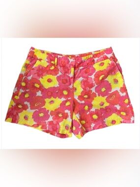 Size 8 LOFT Linen Blend Shorts
